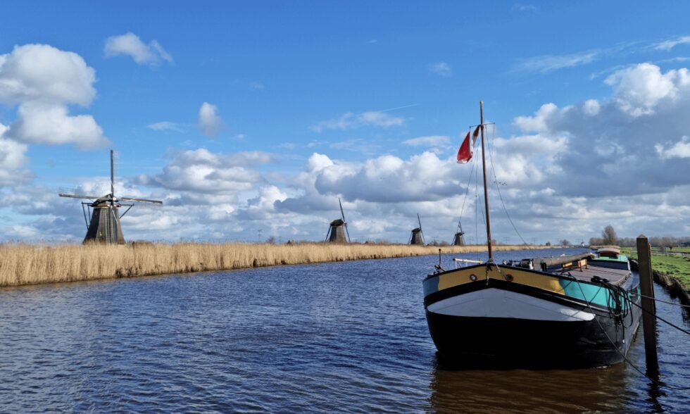 Alles Heeft een Tijd schip in Kinderdijk