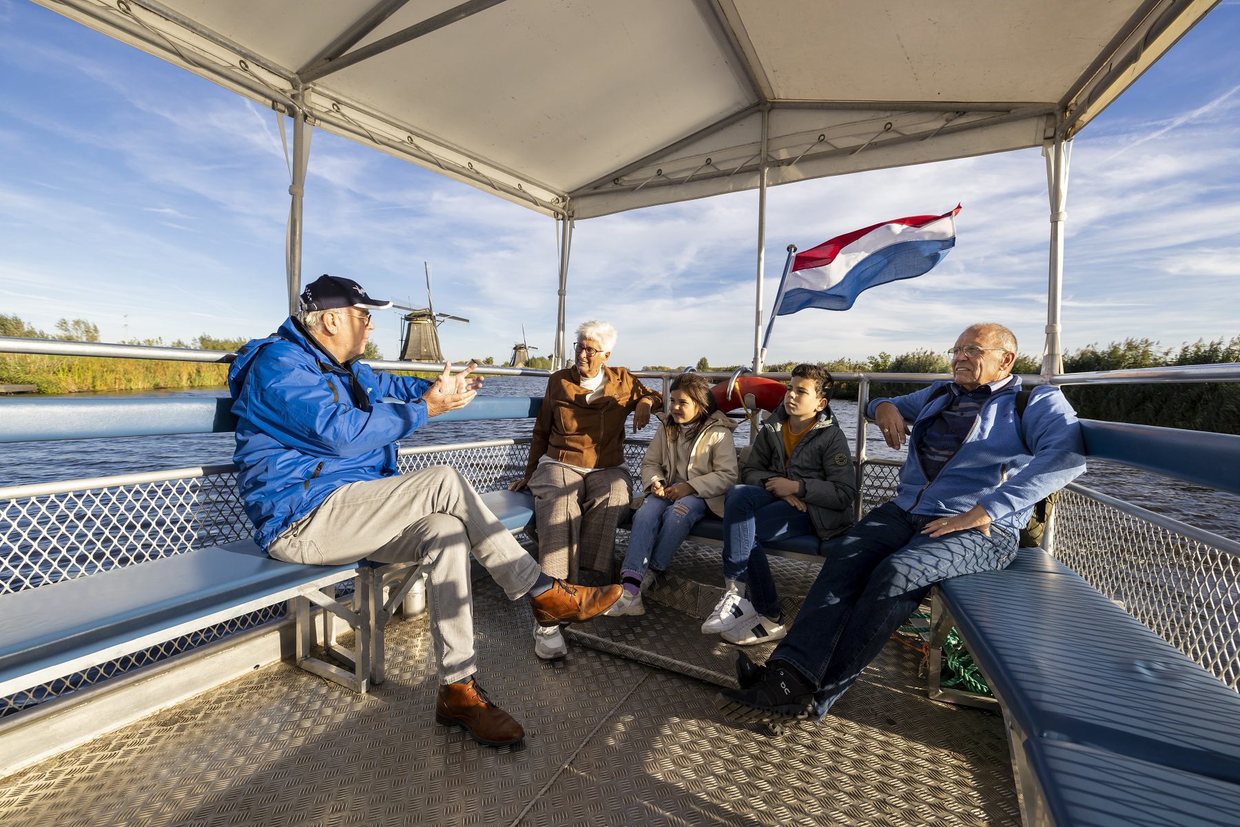 Rondvaartboot Kinderdijk vrijwilligers