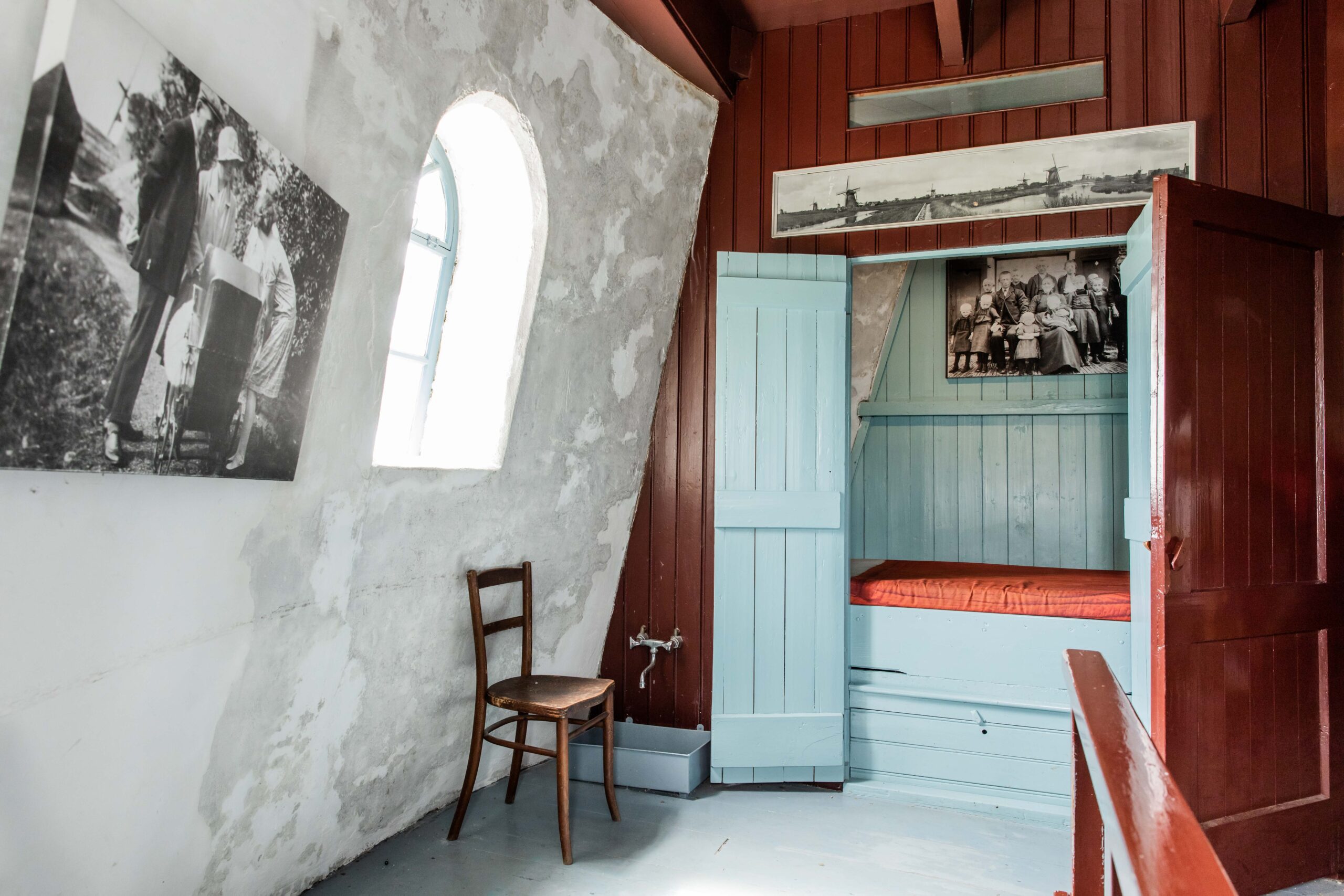 Bedstee in Museummolen Nederwaard